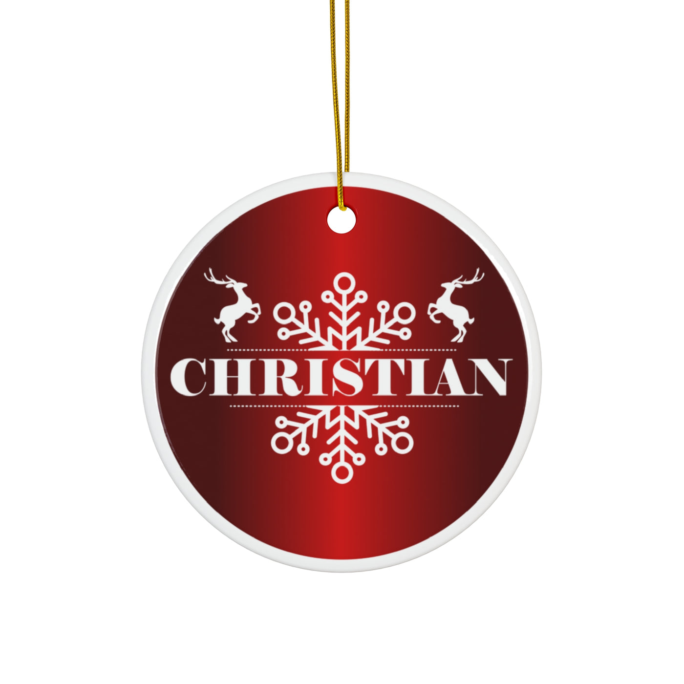 Christian Christmas Ornament - ATL FOODIE NATION STORE