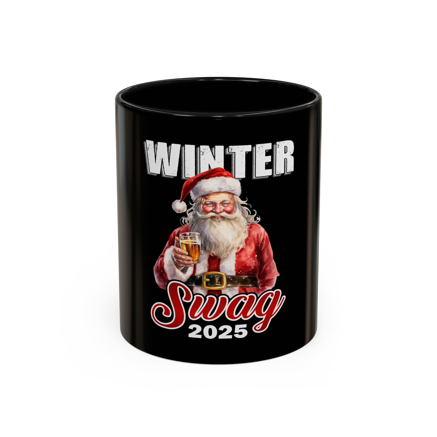 Black Christmas Coffee Mug