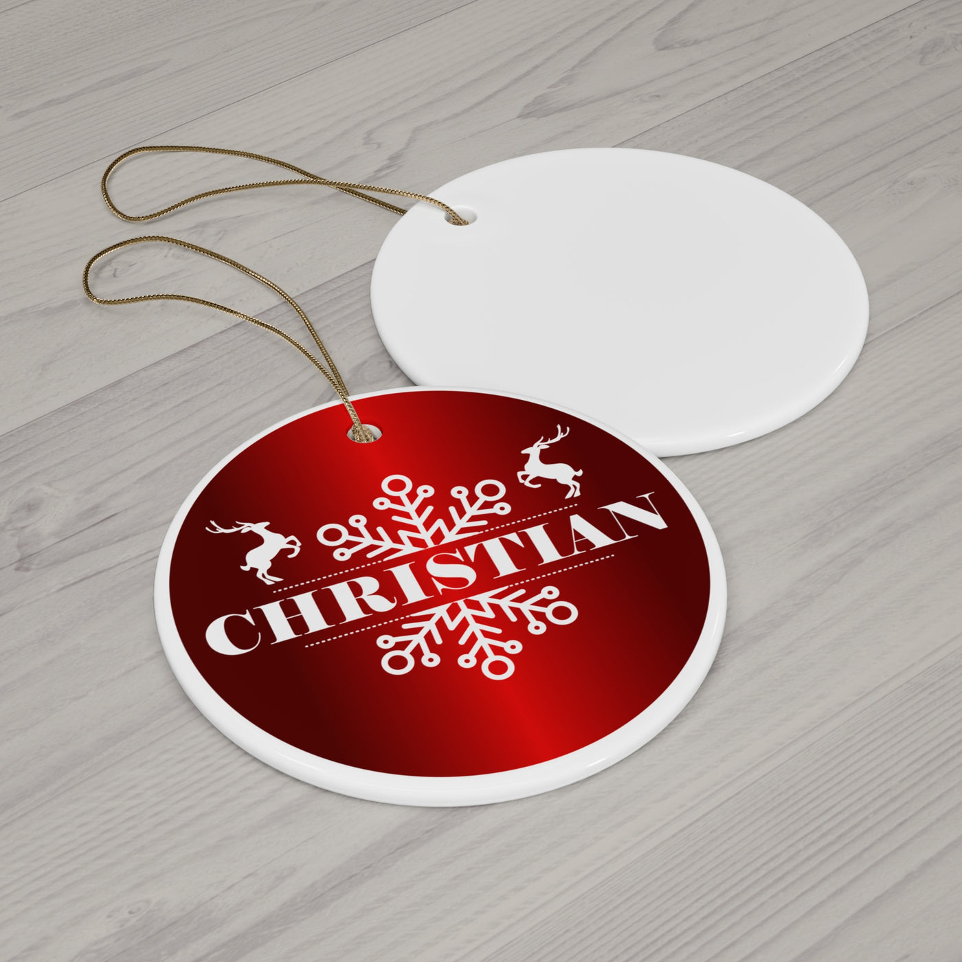 Christian Christmas Ornament - ATL FOODIE NATION STORE